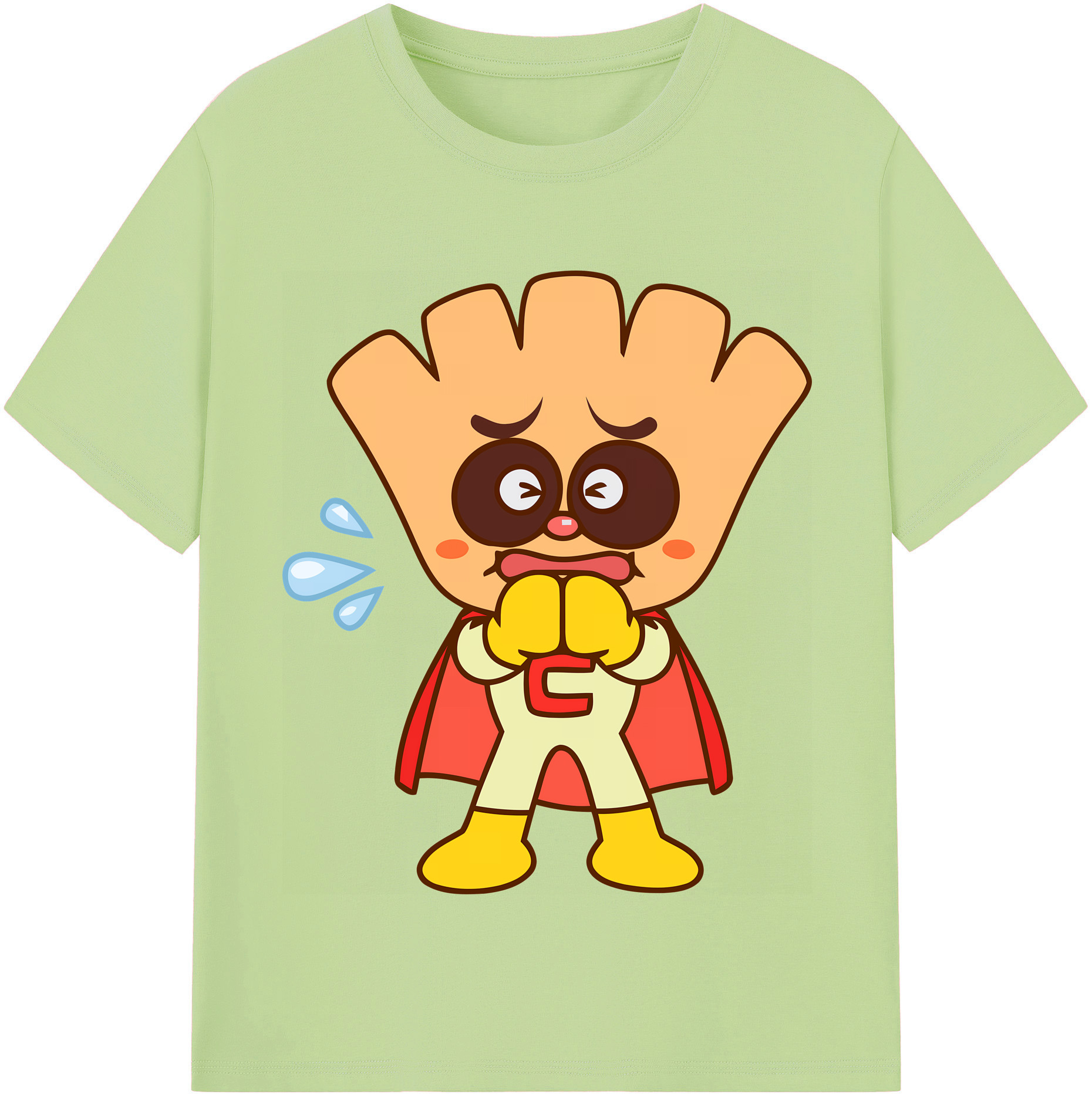 （画像用） アンパンマン Anpanman 綿100％半袖Tシャツ（フロントプリント）